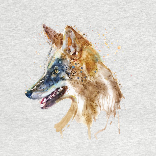 Coyote Head by Marian Voicu